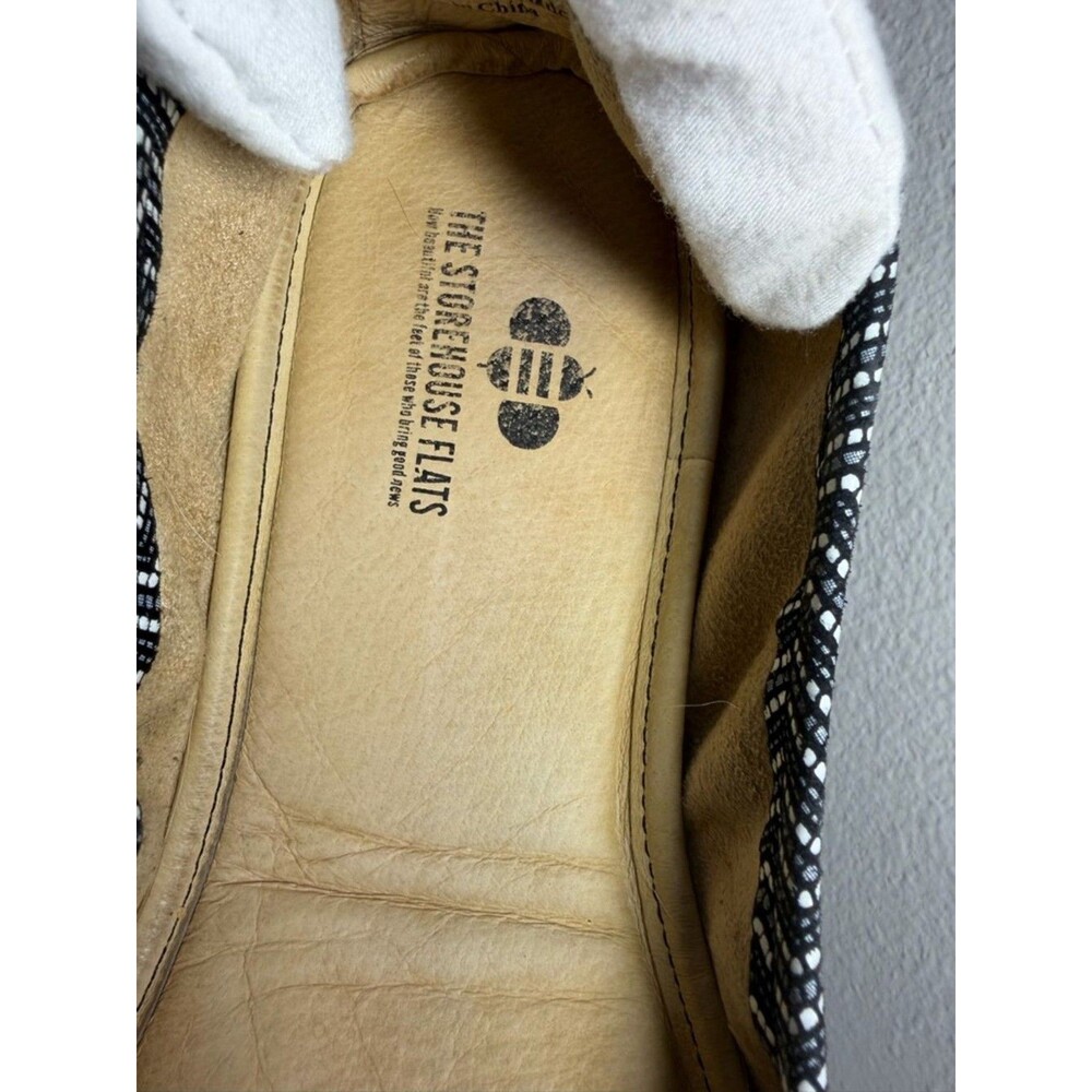 The Storehouse Flats - Comfort Chevron Ballet Flats - Has Tears - Picture 5 of 15